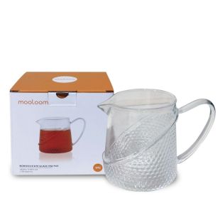 وعاء حليب زجاجي مزدوج الجدار مصنوع يدويا 500 مل من MOOLOOM 