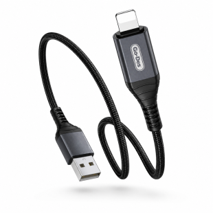 Go-Des 3A USB-A to IP Fast Charging Cable 1m