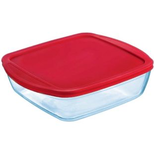 طبق مربع بغطاء بلاستيكي  2.2 لتر من OCUISINE