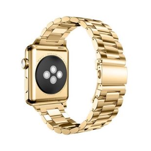 Stainless Steel Three beads Solid Strap For Apple Smart Watch 38/40/41mm