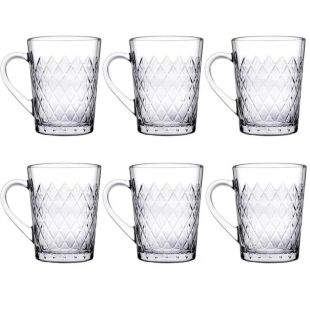 طقم أكواب شاي زجاجية 6 حبة 265 مل من Pasabahce