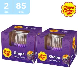 تشوبا تشوبس - شمعة معطرة برائحة العنب 2 × 85 جرام