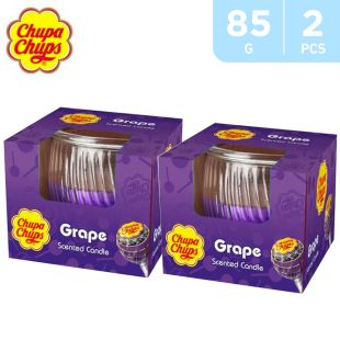 Chupa Chups Grape Scented Candle 85 G x 2