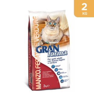 Gran Forma Cat Food with Beef, Liver, and Vegetables 2kg