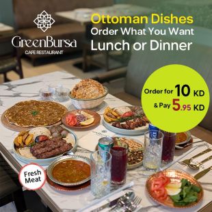 Savor the Ottoman Flavors for Lunch or Dinner at GreenBursa