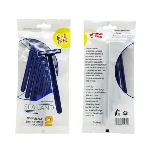 طقم شفرات حلاقة للاستخدام مرة واحدة 6 حبة
