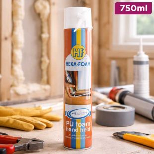 750ml Polyurethane Expanding Foam Spray by HEXA