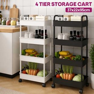 4 Tier Storage Cart 37 × 22 × 95 cm
