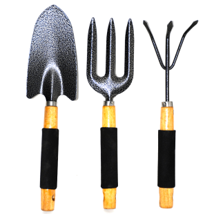 طقم أدوات معدنية للحديقة 3 قطع من HI-TEX