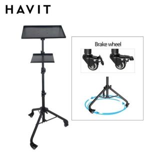 Triple Multi-Purpose Projector Stand With Wheels