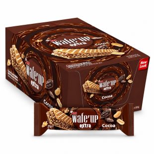 Eti Wafe'Up Extra Cocoa Cream Wafer with Peanut Pieces 24 x 29 g