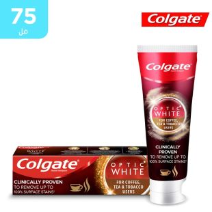 Colgate Optic White For Coffee,Tea & Tobacco Users Toothpaste 75 ml