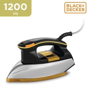 كواية الملابس الثقيلة الجافة من السيراميك 1200 واط من Black + Decker