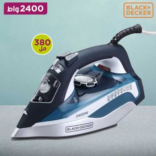 كواية ملابس بخارية سعة 380 مل قوة 2400 واط من Black + Decker