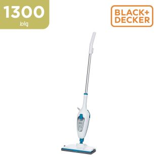 ممسحة بخار 10 في واحد قوة 1300 واط – أبيض وأزرق من Black + Decker - منتج جديد-من غير كرتون