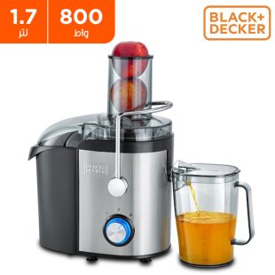 عصارة فواكه 800 واط 1.7 لتر من Black & Decker ( منتج جديد / من غير كرتون )