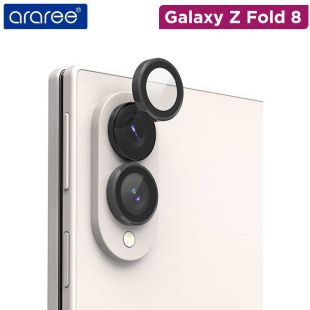 1 Pcs Metal Ring Camera Protector for Galaxy Z Fold 8 by Araree