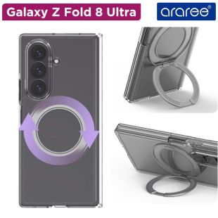 غطاء حماية MagSafe مع ستاند 360 درجة لهاتف Galaxy Z Fold 8 Ultra من Araree