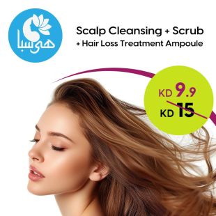 Scalp Cleansing + Scrub + Hair Loss Treatment Ampoule From Heya Spa Health Institute 