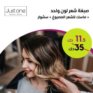 Hair Dye + Mask + Blow Dry From Just One Beauty Salon