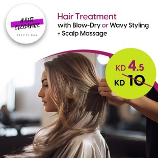 Hair Dryer + Hair Blend + Scalp Massage at Hair Elegance Salon
