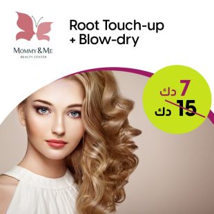 Hair Roots Dye + Blow dry From Mommy& Me Beauty Center