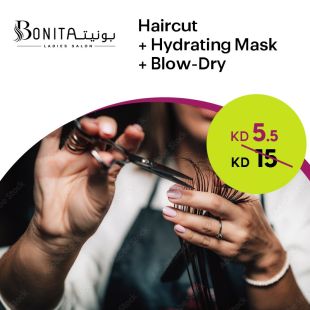 Haircut + Moisturizing Mask + Blow-Dry  at Bonita Salon