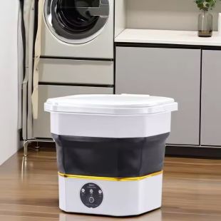 Mini Foldable Washing Machine with Compact Design Use - 6.6 L