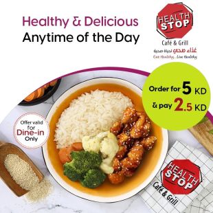 Choose What You Desire from Health Stop Cafe & Grill