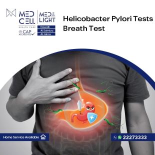 Get Your Sheeel Code and Get a Stomach Germ Check-Up at Med Light Lab - To Know Price of the Service Please Contact the Lab