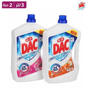 داك - مطهر برائحة الورد + مطهر الأزهار 2 × 3 لتر