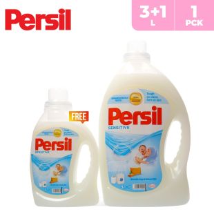 Persil Sensitive Detergent Gel (3L + 1L Free)