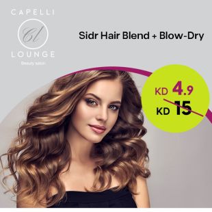 Sidr Blend with Blow-Dry at Capelli Lounge Salon
