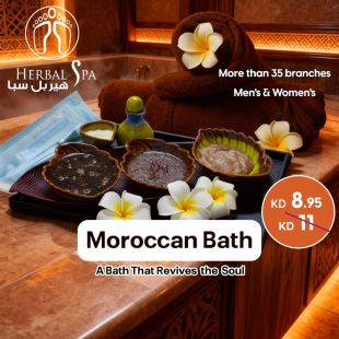Luxurious Moroccan Bath Session for Men & Women at Herbal Spa