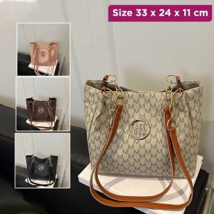 Trendy Letter Large Capacity ٍShoulder Bag 33 x 24 x 11 cm