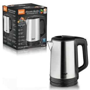 RAF 2L 1800W Stainless Steel Electric Kettle
