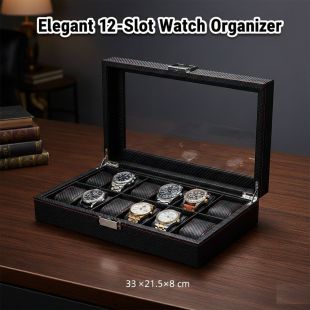 منظم ساعات أنيق 12 فتحة