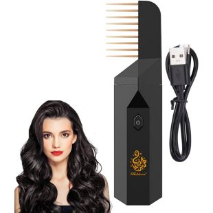 مبخرة بخور قابلة لإعادة الشحن بمنفذ USB مع رأس مشط