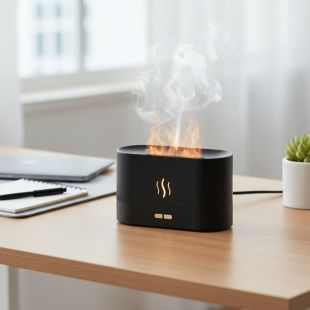 180ml Flame Effect Humidifier and Aroma Diffuser
