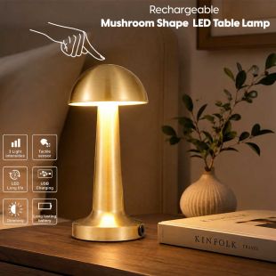 Mushroom Shape Rechargeable LED Table Lamp