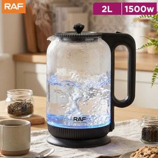 RAF Electric Glass Kettle 2L 1500W
