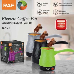 500ml Electric Coffee Kettle 600W with Temperature Control by RAF