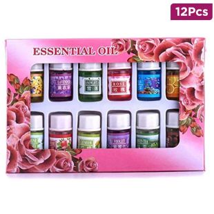 Set of 12 Natural Oil Fragrance Water Soluble Plant Flavor