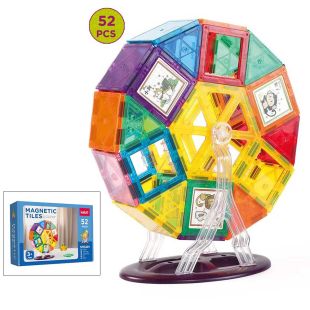 52pcs Set Educational Magnetic Building Blocks Toy