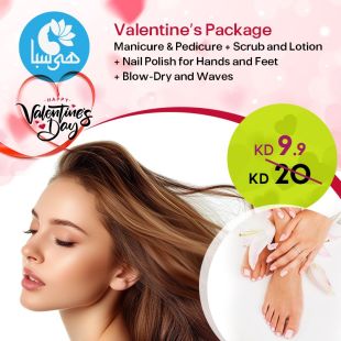 Valentines Luxury Package Manicure Pedicure Hair and Nail Care at Heya Spa