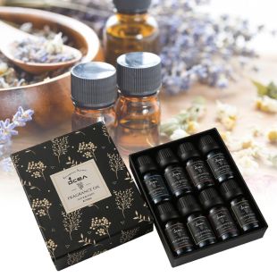Pure Natural Essential Oils 8Pcs Set (8 x 10ml)