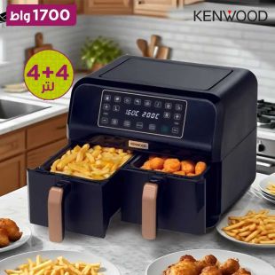 قلاية هوائية مزدوجة 1700 واط سعة 2×4 لتر من Kenwood