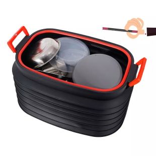 منظم مقعد السيارة الخلفي بلاستيك قابل للطي من HI-TEX