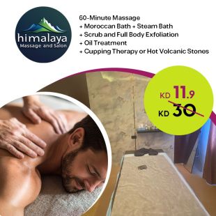 60-Min Massage Package at Himalaya Salon