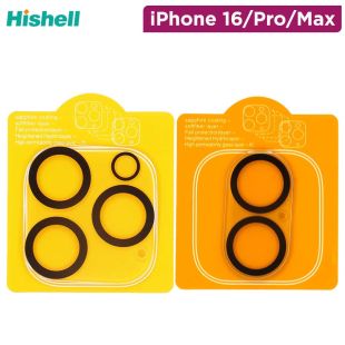 Hishell Black Camera Lens Protectors For iPhone 16